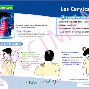 affiche prévention cervicalgie